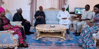 President Muhammadu Buhari Receives Aides in London