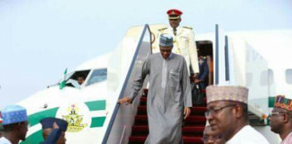 BREAKING: Finally, Buhari arrives NigeriaPresident Muhammadu Buhari arrives