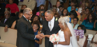 70-year-old groom and bride, 67, get married: their 90-second kiss ‘Was One for the Ages’