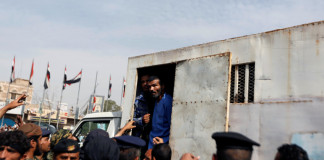 A man convicted of raping and murdering a three-year-old girl was executed in the Yemeni capital Sanaa on Monday in front of hundreds of onlookers,