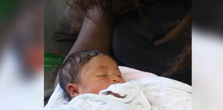 Serena Williams shares the first photo of baby Alexis
