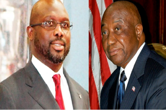 Joseph Boakai, Weah Liberia: Weah, Boakai for run-off