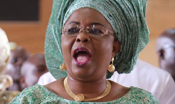Patience Jonathan Stop EFCC from witch-hunting me, Patience Jonathan begs Buhari