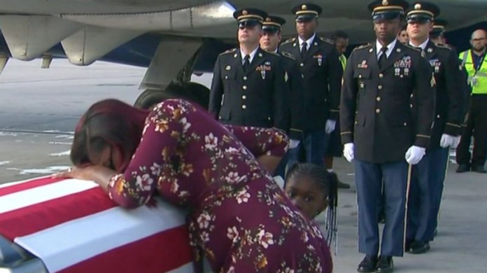 dead US army wife Trump told army widow her husband knew 'what he signed up for,' congresswoman