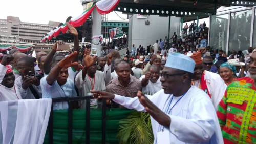 PDP convention: Eagle Square ready