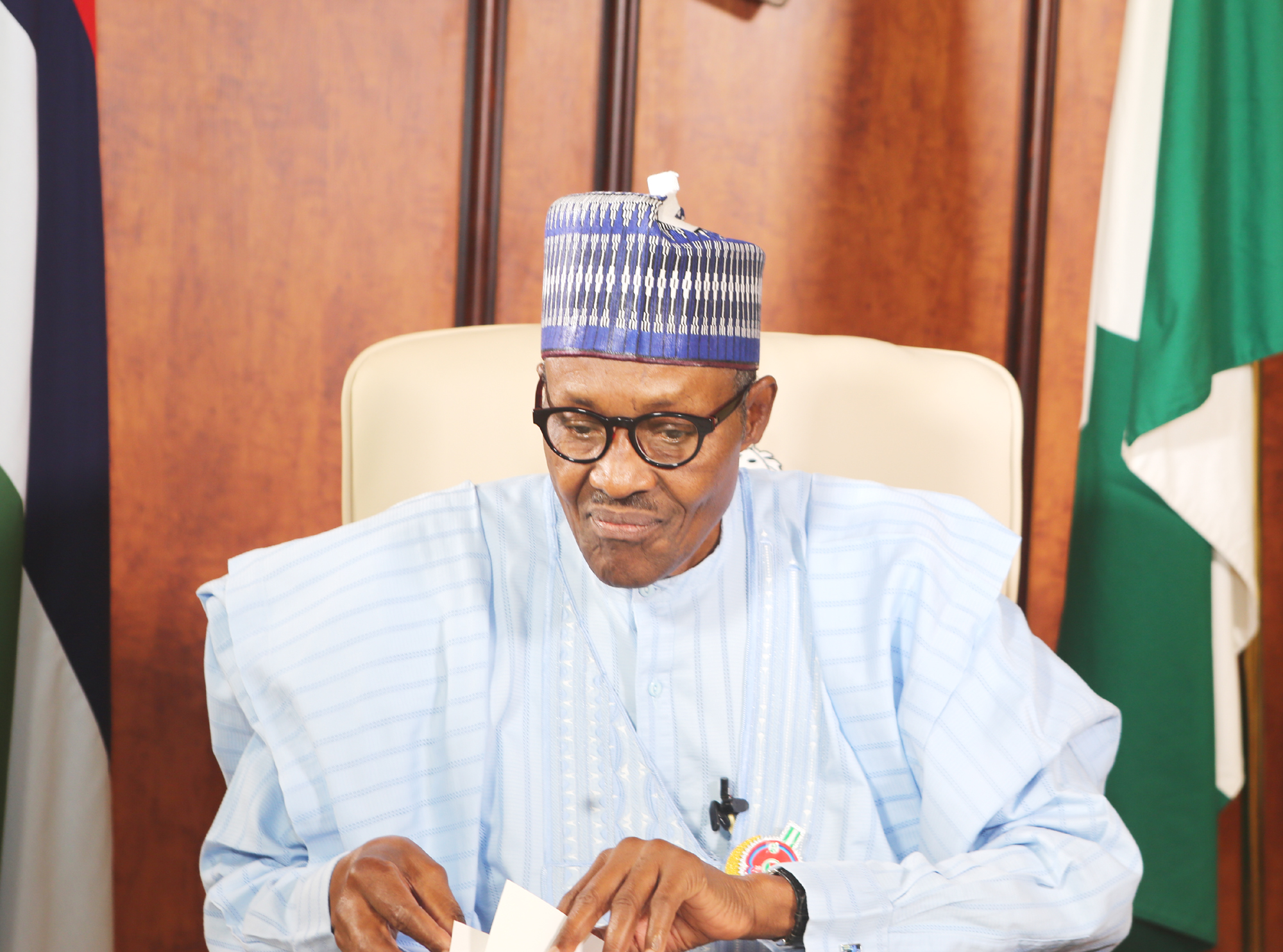 President Muhammadu Buhari has reiterated his government’s commitment to ensuring safety of lives and property. According to him, the issue of security was still topmost in the agenda of the government. President Buhari made this promise on Monday in a national broadcast on the occasion of the 2018 New Year celebration. Similarly, the president gave a detailed explanation on the measures put in place by his administration to solve the problem of the nation’s infrastructural deficit. He expressed with bliss how the efforts of the government in the area of agriculture had continued to yield fruits, making the nation and its people the better for it. Said Buhari on the issue of security: “I must reassure my fellow citizens that security of life and property is still top of our government’s agenda. We have since beaten Boko Haram. Isolated attacks still occur, but even the best-policed countries cannot prevent determined criminals from committing terrible acts of terror as we have seen during the past years in Europe, Asia, Middle East, elsewhere in Africa and in America. “Our government remains determined to protect all Nigerians in line with our election pledge and promises.” The president praised the Armed forces, the Police, other para-military forces and traditional authorities for working round the clock to ensure safety. According to him, “terrorism and urban crimes are world-wide phenomena and our security forces are continuously adapting their responses to changing threats.” Disclosing that the Ministry of Power, Works and Housing was one of the forces with which his government was carrying out a renewal and increase in infrastructure, Buhari said the country would soon achieve global economic competitiveness as targeted under the Economic Recovery and Growth Plan. “With regards to Railways, we have set ourselves ambitious targets. Already in construction stage is the Lagos-Kano Standard Gauge Railway. “The line should reach Ibadan from Lagos by the end of 2019 and will carry two million passengers per year and five million tons of cargo will be transported every year giving a substantial boost to the country’s economy. “Construction of the Kano – Kaduna segment is expected to commence this year and reach Kaduna by the end of 2019. By the end of 2021 the two ends will be joined so that we will have standard gauge railway across the main North-South trading route. “The Abuja – Kaduna route will be boosted by additional rolling stock next Thursday and will be able to handle one million commuters annually,” he said. The president also spoke on efforts to ensure that electricity supply is improved and stable. In his address, President Buhari also spoke on the need to avoid exploiting ethnicity and religion in political pursuit. According to him, this appeal became necessary in view of the 2019 general election. His words: “As the electioneering season approaches politicians must avoid exploiting ethnicity and religion by linking ethnicity with religion and religion with politics. Such must be avoided at all costs if we are to live in harmony. “In this respect the rest of Nigeria could learn from the South Western States who have successfully internalized religion, ethnicity and politics. “Political discourse should be conducted with civility, decorum and in a constitutional manner. We all have a collective responsibility to strengthen our democracy and entrench the rule of law. We should draw encouragement from the series of bye-elections conducted by INEC last year which were generally violence free and their outcomes adjudged to be free and fair.” Below if the full text of the president’s address: I join my fellow citizens this morning to welcome and celebrate the New Year 2018. This year promises to be pivotal in our quest for CHANGE. Unfortunately, I am saddened to acknowledge that for many this Christmas and New Year holidays have been anything but merry and happy. Instead of showing love, companionship and charity, some of our compatriots chose this period to inflict severe hardship on us all by creating unnecessary fuel scarcity across the country. The consequence was that not many could travel and the few who did had to pay exorbitant transport fares. This is unacceptable given that NNPC had taken measures to ensure availability at all depots. I am determined to get to the root of this collective blackmail of all Nigerians and ensure that whichever groups are behind this manipulated hardship will be prevented from doing so again. Such unpatriotism will not divert the Administration from the course we have set ourselves. Our government's watch word and policy thrust is CHANGE. We must change our way of doing things or we will stagnate and be left behind in the race to lift our people out of poverty and into prosperity. My address to fellow Nigerians this morning is devoted mainly to informing you about the intense efforts this Administration is putting to address our country's huge infrastructural deficit. We are going to make significant in-roads in advancing road, rail and power projects across the country. The Ministry of Power, Works and Housing is one of the drivers of this Government’s commitment to renew and increase Nigeria’s stock of infrastructure in order to achieve global economic competitiveness as targeted under the Economic Recovery and Growth Plan. With regards to Railways, we have set ourselves ambitious targets. Already in construction stage is the Lagos-Kano Standard Gauge Railway. The line should reach Ibadan from Lagos by the end of 2019 and will carry two million passengers per year and five million tons of cargo will be transported every year giving a substantial boost to the country’s economy. Construction of the Kano – Kaduna segment is expected to commence this year and reach Kaduna by the end of 2019. By the end of 2021 the two ends will be joined so that we will have standard gauge railway across the main North-South trading route. The Abuja – Kaduna route will be boosted by additional rolling stock next Thursday and will be able to handle one million commuters annually. At the same time I have approved and negotiations will be concluded in the first part of this year for the Port Harcourt to Maiduguri line covering Aba, Owerri, Umuahia, Enugu, Awka, Abakaliki, Makurdi, Lafia, Jos, Bauchi, Gombe, Yola and Damaturu. The Abuja to Itakpe line will go through Baro and terminate in Warri with construction of a new seaport at Warri. Negotiations are also advanced for the construction of other railway lines, firstly from Kano to Maradi in Niger Republic passing through Kazaure, Daura, Katsina, Jibia to Maradi. Secondly, Lagos to Calabar the “Coastal Rail” through Ore, Benin, Agbor, Asaba, Onitsha, Sapele, Ughelli, Warri, Yenagoa, Otuoke, Port Harcourt, Aba, Uyo and Calabar. In the next few years, all these Nigerian cities will be linked by functional modern rail systems, giving enormous boost to the social and economic life of our people. With respect to the Abuja Capital Light Rail, progress has reached 98% completion, as at 64% completion when we assumed office. Only test runs remain before start of operations. This train service will stimulate economic activities in the Federal Capital and provide residents with an efficient and safe transportation system. Twelve railway sub-stations around the capital over a 45.2 kilometre route will serve as a catalyst and a pull factor to the economy of the area. The Light Rail System will reduce traffic congestion and carbon emission in line with the Administration’s policy on climate change. Management of the Federal Road Maintenance Agency (FERMA) has been reconstituted and has been charged with a 12 week rapid intervention in road repairs to cover all the geo-political zones. Government is undertaking repairs and maintenance of 44 roads within the six geo-political zones. Twenty five major highways will be funded under the N100b SUKUK facility. Each geo-political zone will benefit by an equal amount of N16.67b. The following major highways are to receive special attention: a. Oyo – Ogbomosho, b. Ofusu – Ore – Ajebandele – Shagamu, c. Yenagoa Road Junction – Kolo Otuoke – Bayelsa Palm, d. Enugu – Port Harcourt Dual Carriage Way, e. Onitsha – Enugu Expressway, f. Kaduna Eastern Bypass, g. Dualization of Kano – Maiduguri Road, h. Dualization of Abuja – Lokoja – Benin Road, i. Dualization of Suleja – Minna Road. In addition, Government has approved work to start on the re-construction of Abuja – Kaduna – Zaria – Kano road which is in a state of disrepair. Work will soon start and is expected to be completed in 2019. More Nigerians across the country are experiencing improved power supply to their homes and businesses. However, power remains a concern to this government because too many people still do not have regular and reliable supply. The Payment Assurance Guarantee Scheme which started in January 2016 has enabled the Nigerian Bulk Electricity Trader to raise so far N701 billion to assure Generation Companies of at least 80% payment for any power delivered to the national grid. Consequently, generation has now reached 7,000MW. On December 8, 2017 the country achieved 5,155MW of power delivered to consumers, the highest level ever recorded. Several moribund projects have been revived. Repairs of Afam Power Station added 110MW in 2017 and another 240MW will be added this year through a private investment partnership. Katsina Power Project is now being tested and producing 10MW of power from wind for the first time in Nigeria. It should be fully operational this year. The Zungeru 700MW Hydroelectric Power Project, stalled by court cases is due for completion in 2019. The transmission and other requirements to operate the 30MW Gurara Phase 1 Hydroelectric Plant, the 40MW Kashimbilla Hydroelectric Plant and the 215 MW Kaduna Gas/LPG/Diesel Power Plant will also be completed this year. A landmark project, Mambilla Hydroelectric Power Project is at last taking off. This project has been on the drawing Board for 40 years, but now the engineering, procurement and construction contract for the 3,050MW project has been agreed with a Chinese joint venture Company with a financing commitment from the government of China. Completion is targeted for 2023. As I mentioned earlier, the Transmission Company of Nigeria can now distribute all the 7,000MW that can be generated. TCN and the Niger Delta Holding Company have added 1,950MVA of 330 down to 132KV transformer capacity of 10 transmission stations and 2,930MVA of 132 down to 33KV transformer capacity of 42 sub-stations including Ikot Ekpene, Aba, Alagbon, Ajah, Ejigbo, Funtua and Zaria. This Administration is working with the privatised distribution Companies to overcome the continuing challenges of distribution. These massive public works should spearhead the recovery and lead millions back to employment. You will recall that it was not until last year that we got out of the economic recession into which the country had fallen as a consequence of past unsustainable economic policies which projected short-term illusory growth. The government is slowly stabilizing the economy. It was in order to change the steady and steep decline that we adopted the more sustainable policies and programmes captured in the Economic Recovery Plan. Diversification efforts have resulted in improved output particularly in agriculture and solid minerals sectors. The relative exchange rate stability has improved manufacturing sector performance. We have got to get used to discipline and direction in economic management. The days of business as usual are numbered. Two years ago I appealed to people to go back to the land. I am highly gratified that agriculture has picked up, contributing to the government's effort to re-structure the economy. Rice imports will stop this year. Local rice, fresher and more nutritious will be on our dishes from now on. By the same token, I am today appealing to enterprising Nigerians with ideas and unemployed graduates and other able-bodied and literate men and women with ideas not to just sit and wait for employment from the government or the Organized Private Sector. Great nations are built by enterprising people who turn their hands to anything that circumstances dictate. In respect of political developments, I have kept a close watch on the on-going debate about "Restructuring". No human law or edifice is perfect. Whatever structure we develop must periodically be perfected according to changing circumstances and the country's socio-economic developments. We Nigerians can be very impatient and want to improve our conditions faster than may be possible considering our resources and capabilities. When all the aggregates of nationwide opinions are considered, my firm view is that our problems are more to do with process than structure. We tried the Parliamentary system: we jettisoned it. Now there are shrill cries for a return to the Parliamentary structure. In older democracies these systems took centuries to evolve so we cannot expect a copied system to fit neatly our purposes. We must give a long period of trial and improvement before the system we have adopted is anywhere near fit for purpose. However, there is a strong case for a closer look at the cost of government and for the public services long used to extravagance, waste and corruption to change for the better. I assure you that government is ever receptive to ideas which will improve governance and contribute to the country's peace and stability. As the electioneering season approaches politicians must avoid exploiting ethnicity and religion by linking ethnicity with religion and religion with politics. Such must be avoided at all costs if we are to live in harmony. In this respect the rest of Nigeria could learn from the South Western States who have successfully internalized religion, ethnicity and politics. Political discourse should be conducted with civility, decorum and in a constitutional manner. We all have a collective responsibility to strengthen our democracy and entrench the rule of law. We should draw encouragement from the series of bye-elections conducted by INEC last year which were generally violence free and their outcomes adjudged to be free and fair. Before I conclude my address I must reassure my fellow citizens that security of life and property is still top of our government’s agenda. We have since beaten Boko Haram. Isolated attacks still occur, but even the best-policed countries cannot prevent determined criminals from committing terrible acts of terror as we have seen during the past years in Europe, Asia, Middle East, elsewhere in Africa and in America. Our government remains determined to protect all Nigerians in line with our election pledge and promises. On behalf of all Nigerians let me offer our thanks to the Armed forces, the Police, other para-military forces and traditional authorities who are working round the clock to ensure that you and I go about our normal business in reasonable safety. Terrorism and urban crimes are world-wide phenomena and our security forces are continuously adapting their responses to changing threats. With regard to rampant cases of kidnappings, we are taking immediate short-term measures to combat this new evil creeping into our societies. Tighter police methods and swift and severe punishment for those proved to be engaged in kidnapping are on the way. With respect to Niger Delta, Government is still engaging responsible leadership of the Communities to help in identifying and addressing genuine grievances of the region. Our clean-up programme in collaboration with the United Nations is making satisfactory progress. I am grateful to all the Governors and other Political and Community leaders of the Niger Delta States for their part in bringing relative peace to the areas. Finally let me again express my heartfelt thanks to all Nigerians who prayed for me during my illness last year. I feel deeply humbled by your prayers and good wishes and I am more determined than ever to serve you to the best of my ability. Good morning. And I wish everyone a Happy New Year. Attached below are graphic details of efforts by the Federal Government to push long pending infrastructure projects paying off - Presidency; also pictures of President Muhammadu Buhari addressing the nation on the occasion of 2018 New Year.