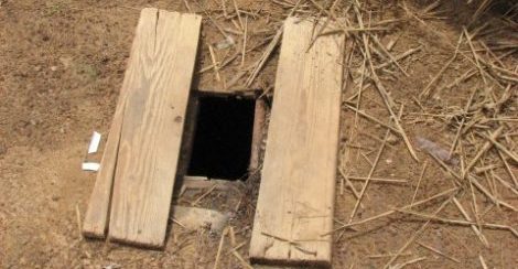 Fire service rescues woman from pit latrine