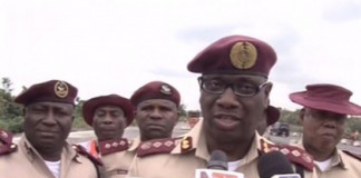 FRSC redeploys 109 top officers