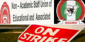 SSANU, NAAT, NASU call off strike