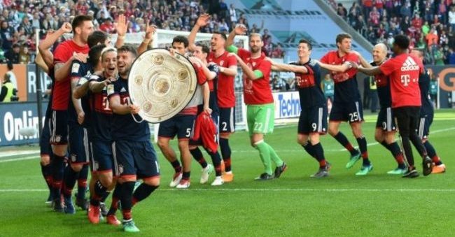 Bayern Munich lift 6th Bundesliga title in a row