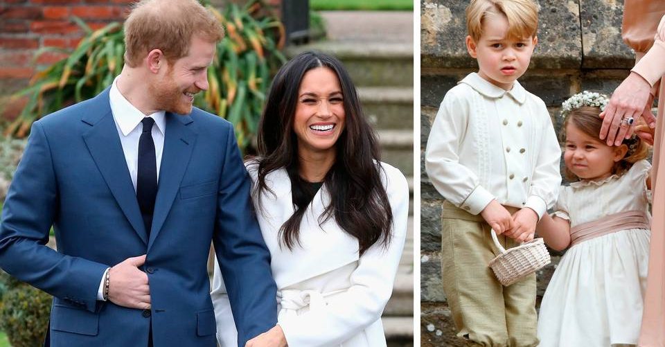 Princess Charlotte and Prince George will feature in the Royal Wedding 
