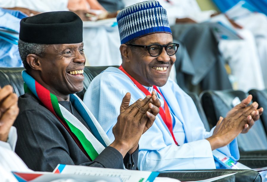 PHOTOS OF THE DAY: Buhari, Osinbajo, Oshiomhole and others at the APC national convention