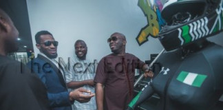 PHOTOS OF THE DAY: DBanj visits Temple