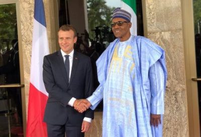 PHOTOS OF THE DAY: French President, Emmanuel Macron in Nigeria