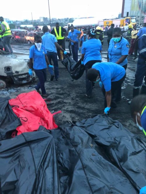 Petrol tanker fire: 8 families show up for DNA test Byline: Agency report