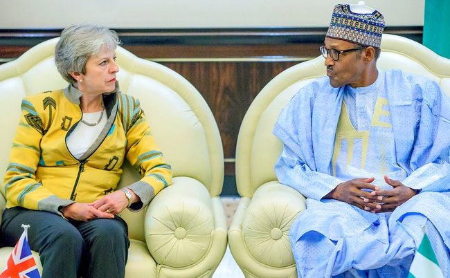 What Buhari told British Prime Minster May