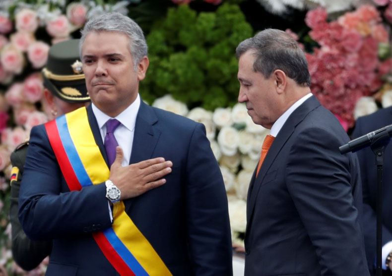 Foreign Titbits: Iván Duque: Colombia's new president sworn into office