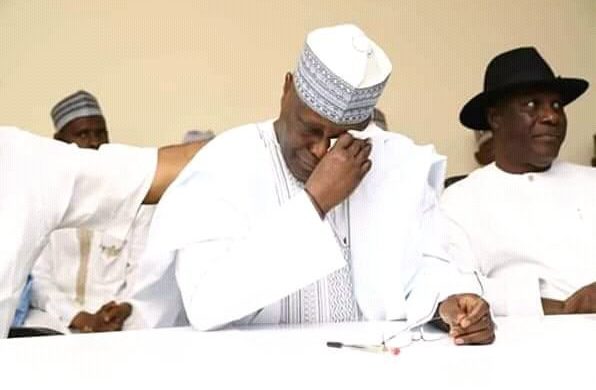2019: Atiku weeps as supporters obtain his presidential nomination form