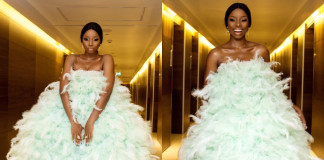 PHOTOS OF THE DAY: Stunning Ex-BBNaija Bambam at AMVCA