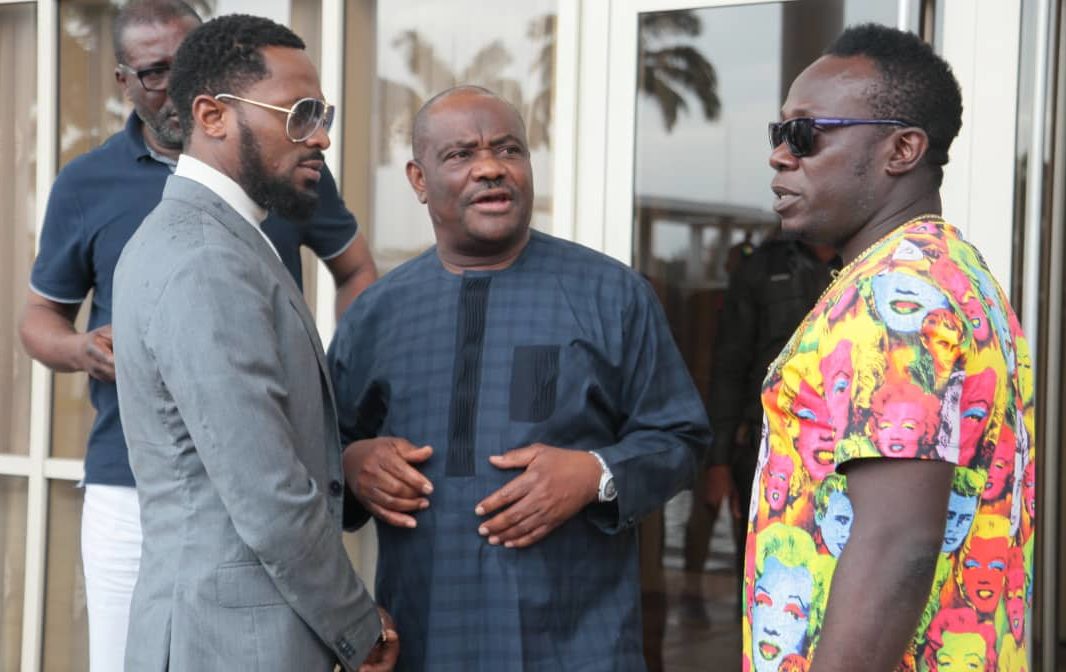 Dbanj in Rivers, commiserates with Wike over Aguma’s death
