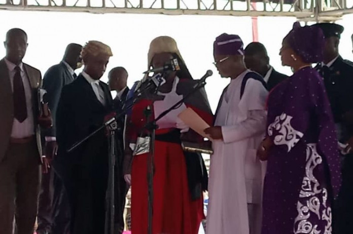 Oyetola sworn in as Osun governor JUST IN: Oyetola sworn in as Osun governor