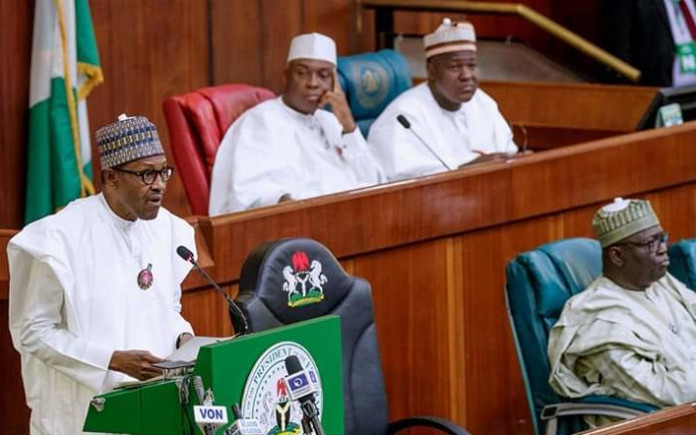 Buhari presents N8.83trn budget for 2019 to National Assembly Buhari presents N8.83trn budget for 2019 to National Assembly