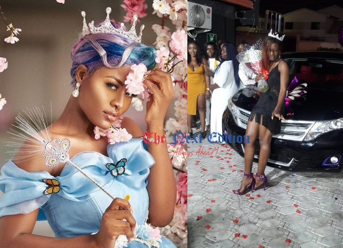 Fans buy Car for Ex-BBNaija Contestant, Alex for Her 23rd Birthday