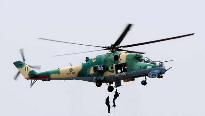 NAF Aircraft TNE NAF Condemns Flogging of Suspected Bandits by Personnel