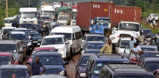Gridlock on Lagos Ibadan Expresswayor FRSC officials