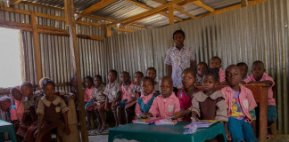 Special Features: LEA Primary School in Abuja Where Pupils kneel to Receive Lectures