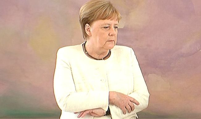German Chancellor, Merkel, Seen Trembling Again