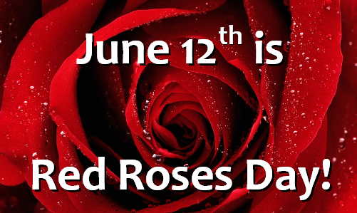 June 12: Red Rose Day