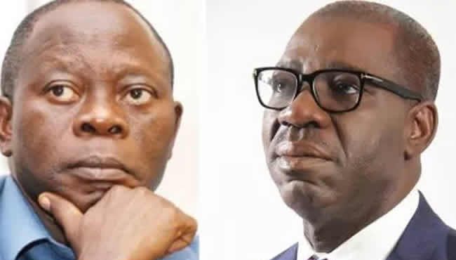 Oshiomhole and Obaseki TNE Edo House Crisis: Obaseki Accuses Oshiomhole of Bias