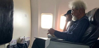 Outrage As Aircraft Passenger Asks Wole Soyinka to Vacate His Seat
