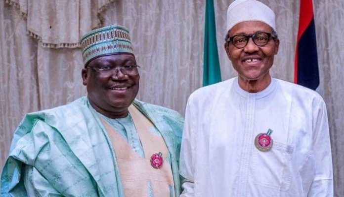 Buhari and Lawan meets at Abuja House TNE Delay in Ministerial Appointments won’t Affect Passage of 2020 Budget – Lawan