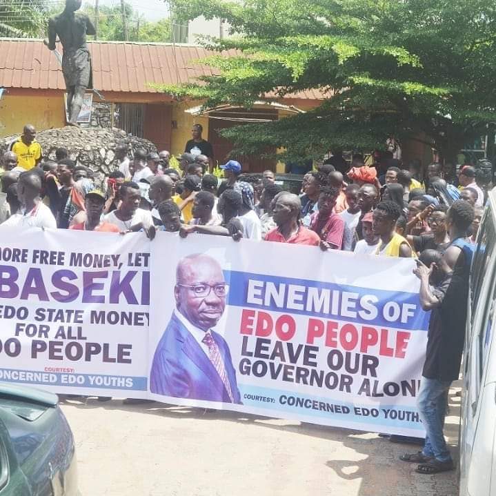Edo Youths Protest Against Move To Shut Down Assembly
