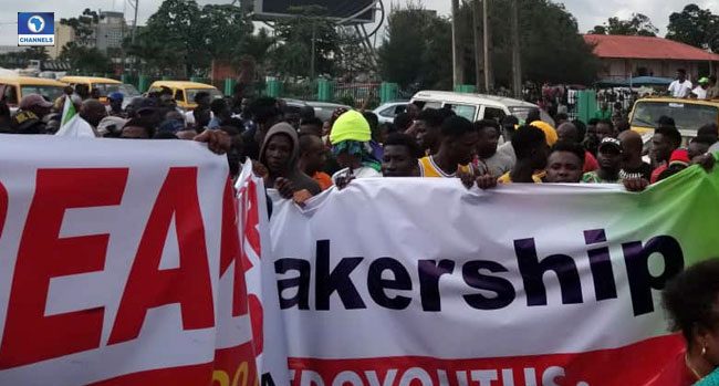 Edo Youths Protest Against Move To Shut Down Assembly