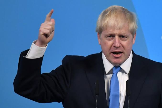 JUST IN: Johnson Enters Buckingham Palace To Become New British PM
