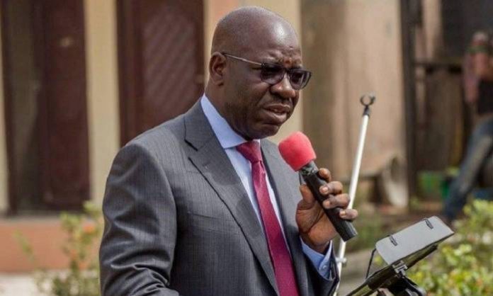obaseki speaks TNE Pro-Obaseki Lawmakers: Oshiomhole behind plot to shut Edo assembly