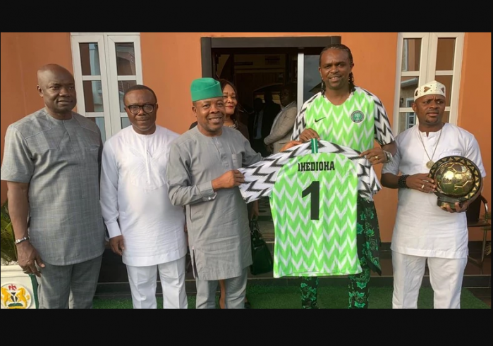 Gov Ihedioha Appoints Kanu Nwankwo SSA Sports