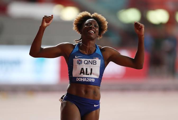 Ali Leads U.S. One-Two In 100 Meters Hurdles