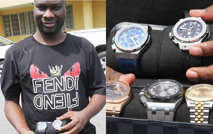EFCC Recovers N20m Wristwatches From Arrested Social Media Celeb