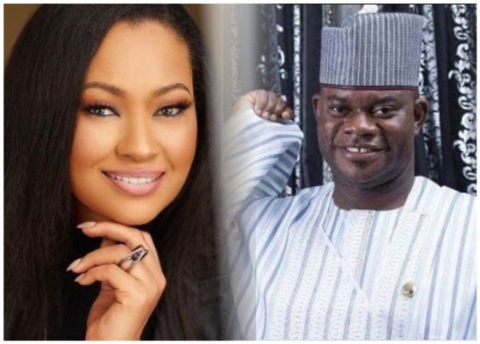 Natasha Akpoti and Yahaya Bello Yahaya Bello Leads In Early Results, Defeats Natasha In Her Polling Unit