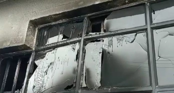Tension In Kogi As Armed Hoodlums Set Fire To SDP Office