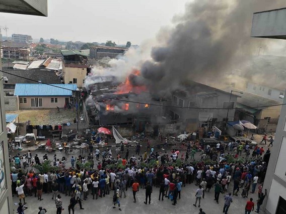 Two Persons Injured In Tejuosho Lagos Fire — LASEMA Boss