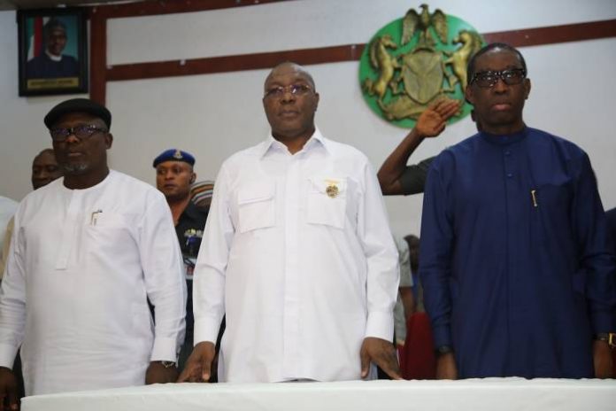 1576681169112_pix 2 Carry On From Where Your Predecessors Stopped, Okowa Urges Political Appointees