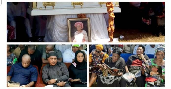 PDP Woman Leader being laid to rest Remains Of Burnt Kogi PDP Woman Leader Laid To Rest