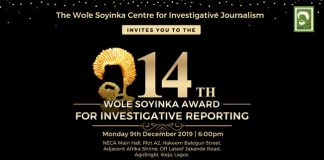 Wole Soyinka Centre for Investigative Journalism Awards (Photos)