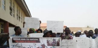 CAN Benue Chapter Protest Insurgency, Killings Of Christians In Nigeria