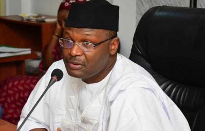 Prof. Yakubu Mahmoud INEC Chairman AAC Tackles INEC Over Delisting Of 74 Political Parties